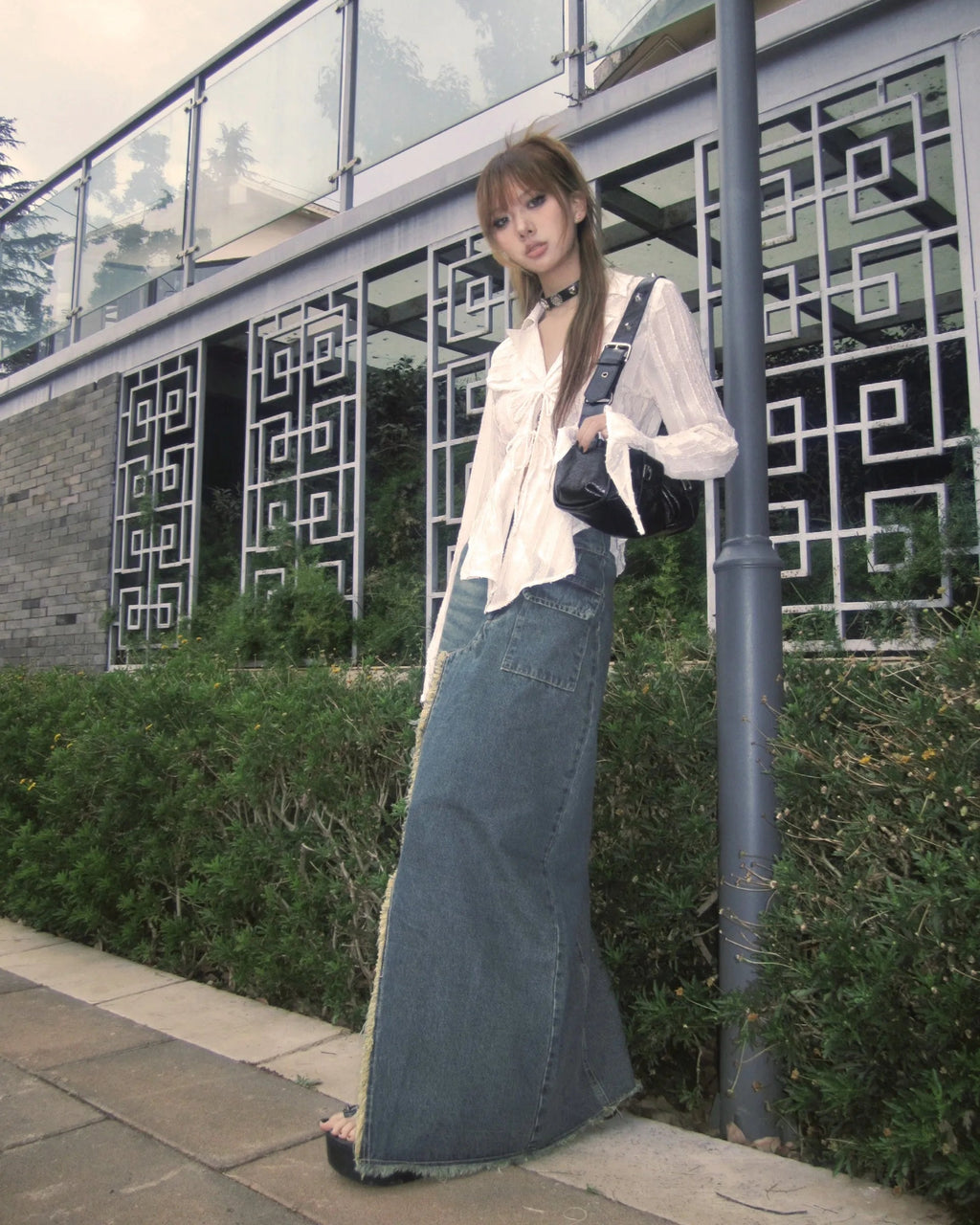 Fairycore Lace-Up Y2K Blouse