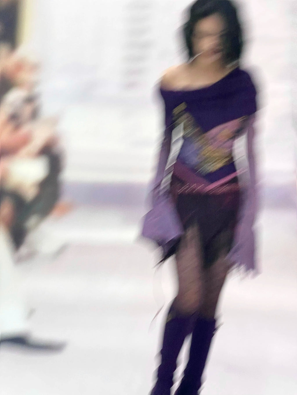 Grunge Off-Shoulder Flare Sleeve Top